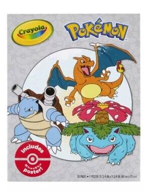Crayola Pokemon Coloring & Poster Set